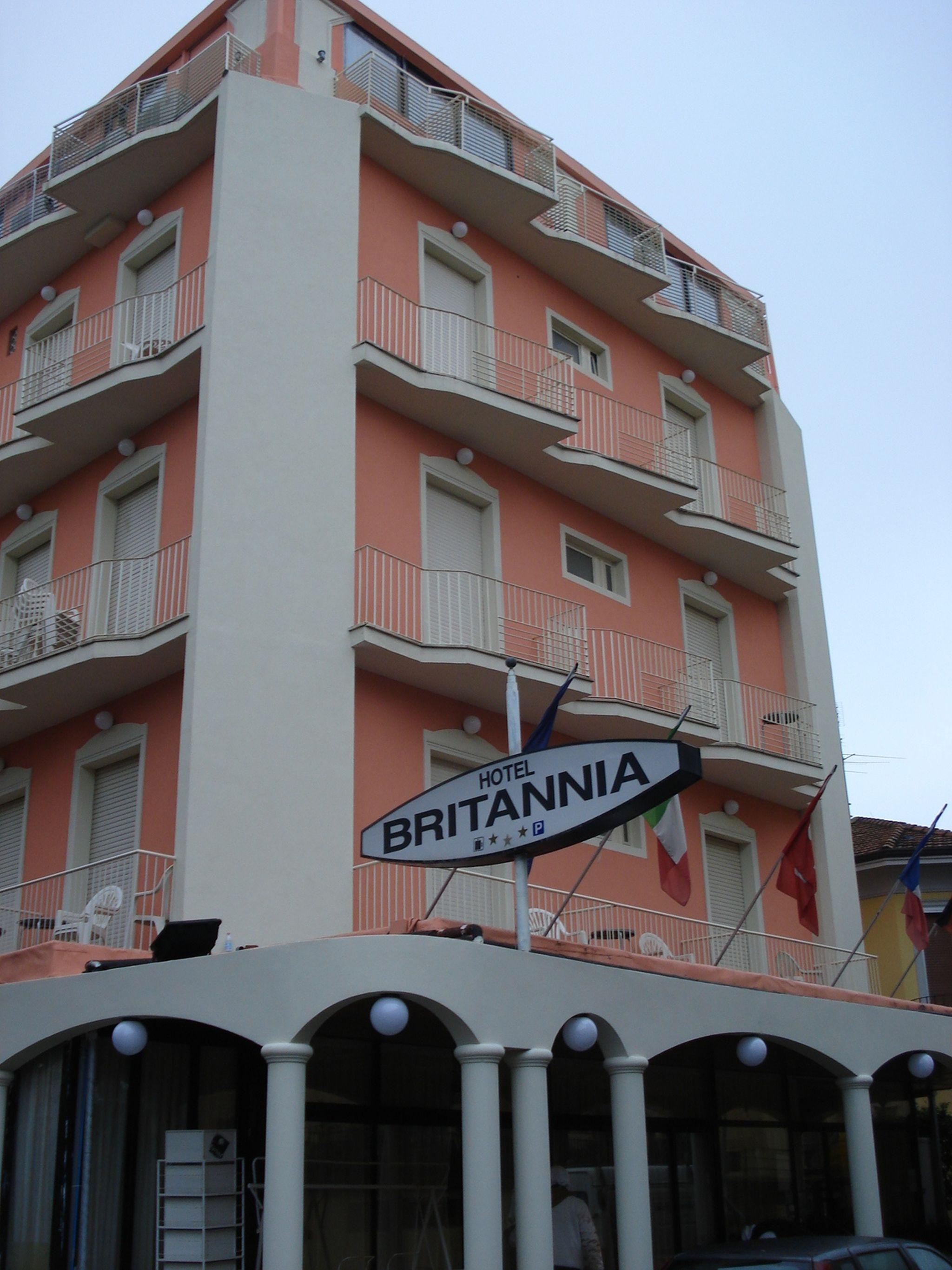 Hotel Britannia Rimini Marina Centro Екстер'єр фото